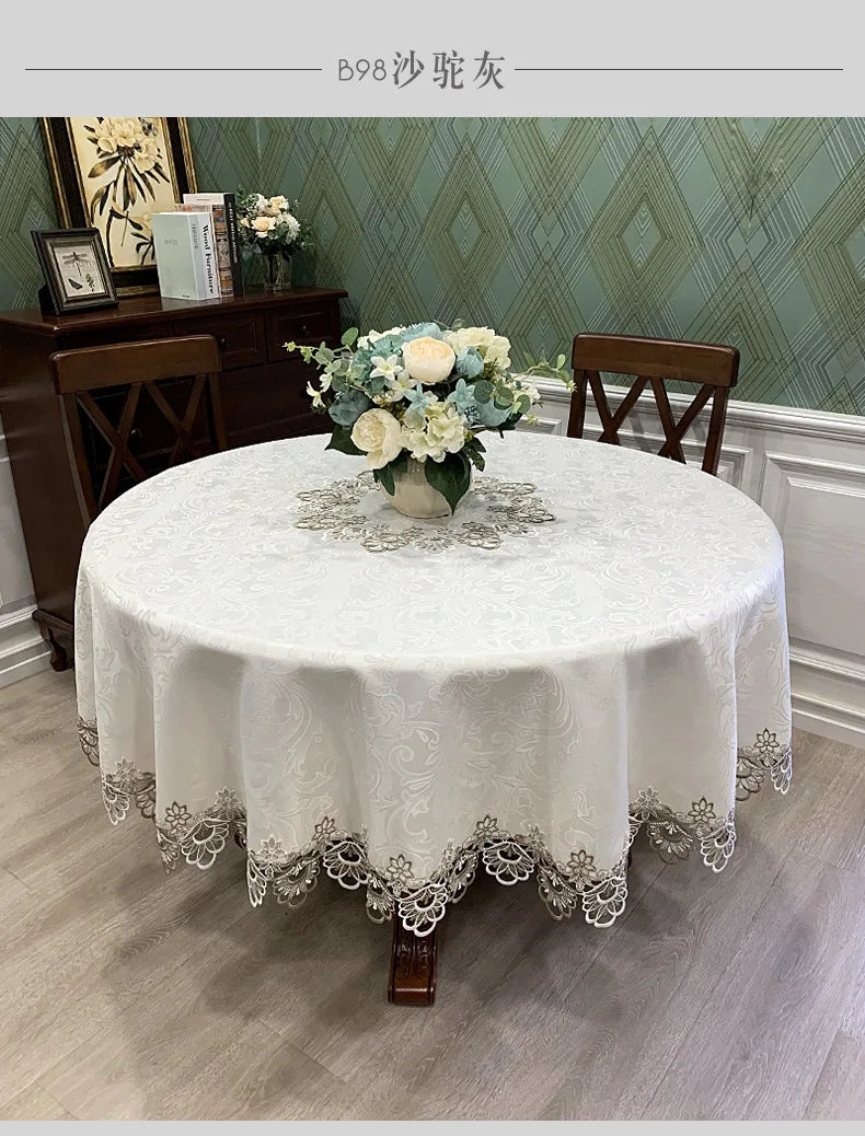 Lace Round Tablecloth