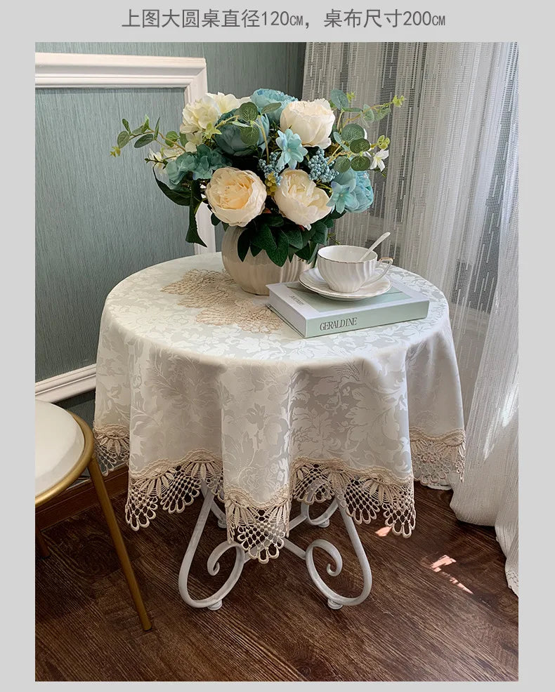 Lace Round Tablecloth