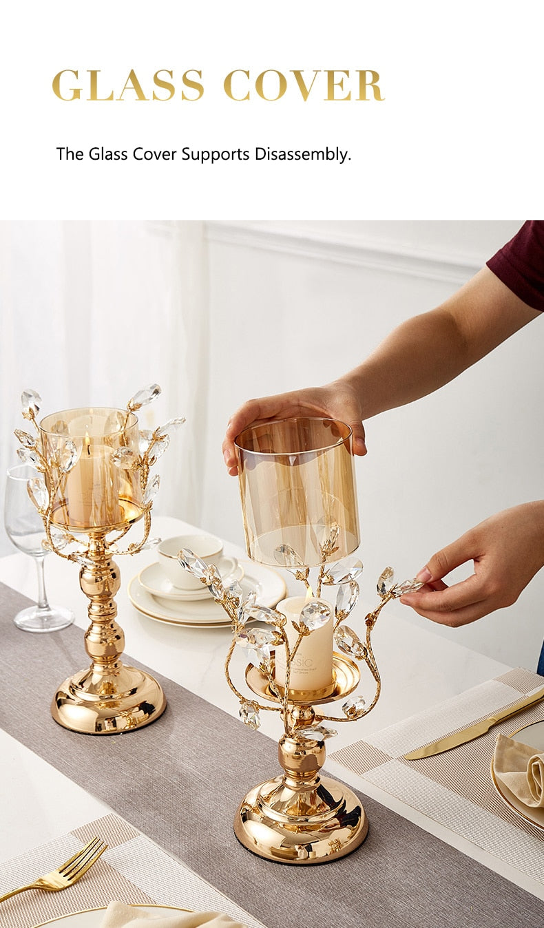 Branch Crystal Candle Holder