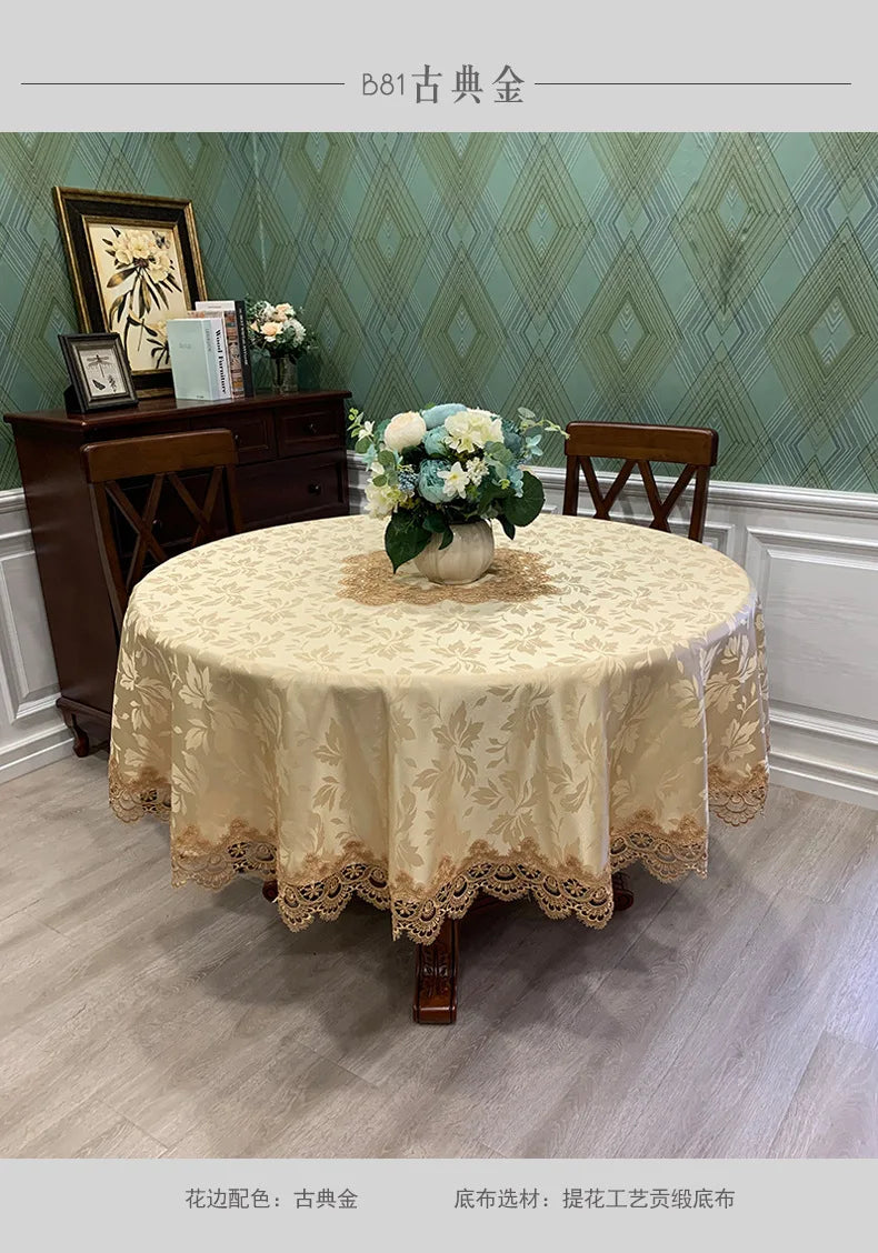 Lace Round Tablecloth