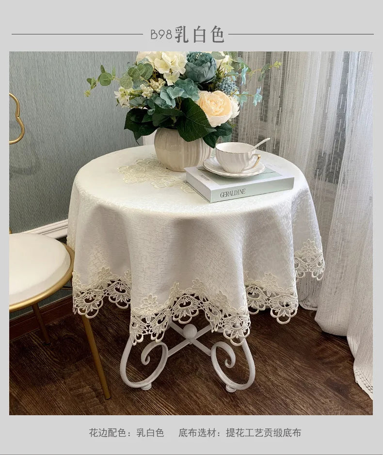 Lace Round Tablecloth