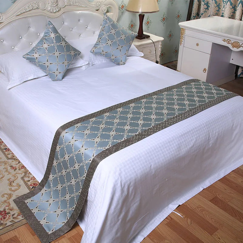 European Style Bed Runner/Pillowcases