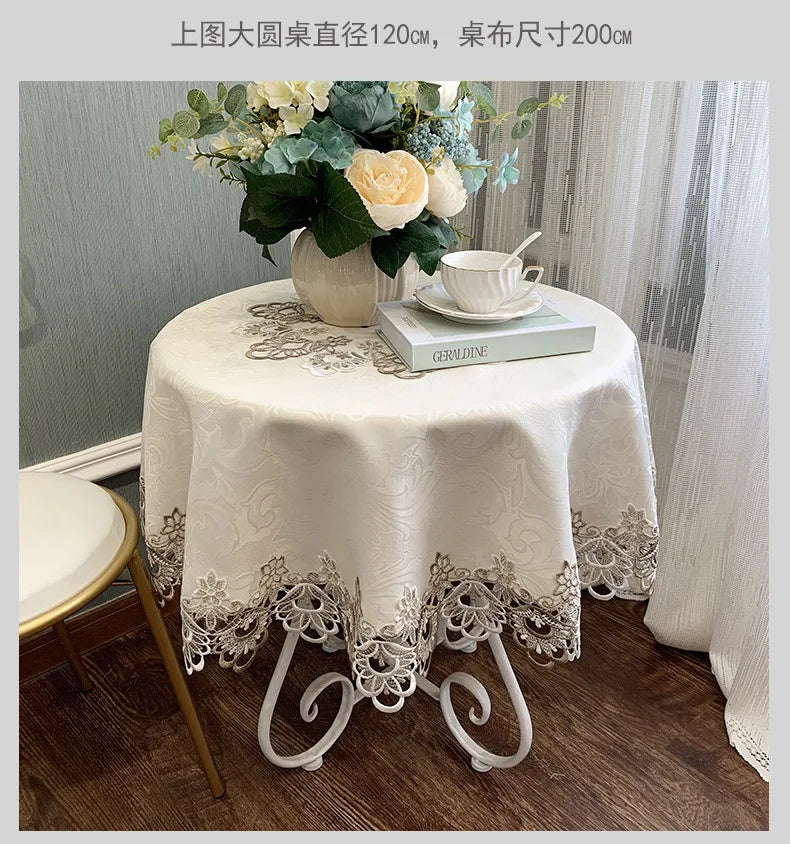 Lace Round Tablecloth