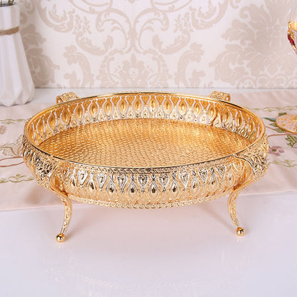 Golden Vintage Fruit Tray