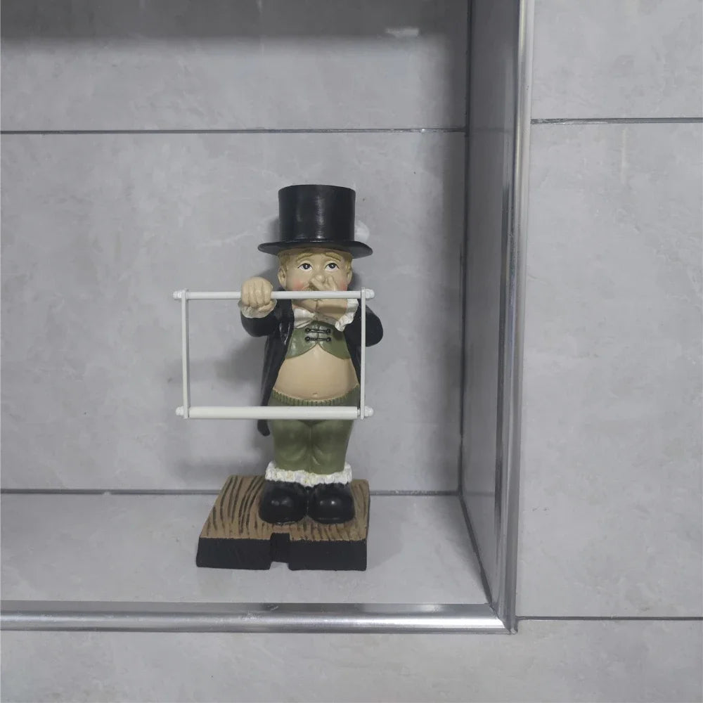 Funny Butler Toilet Paper Holder