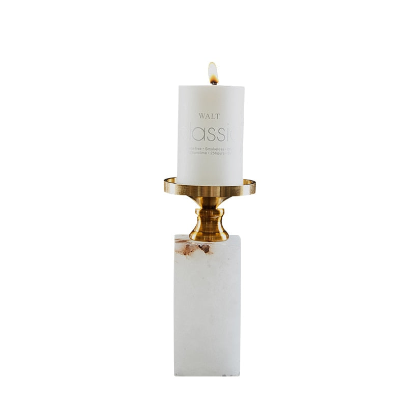 Elegant Marble Candle Holder