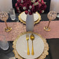 4pcs Gold Charger Plates