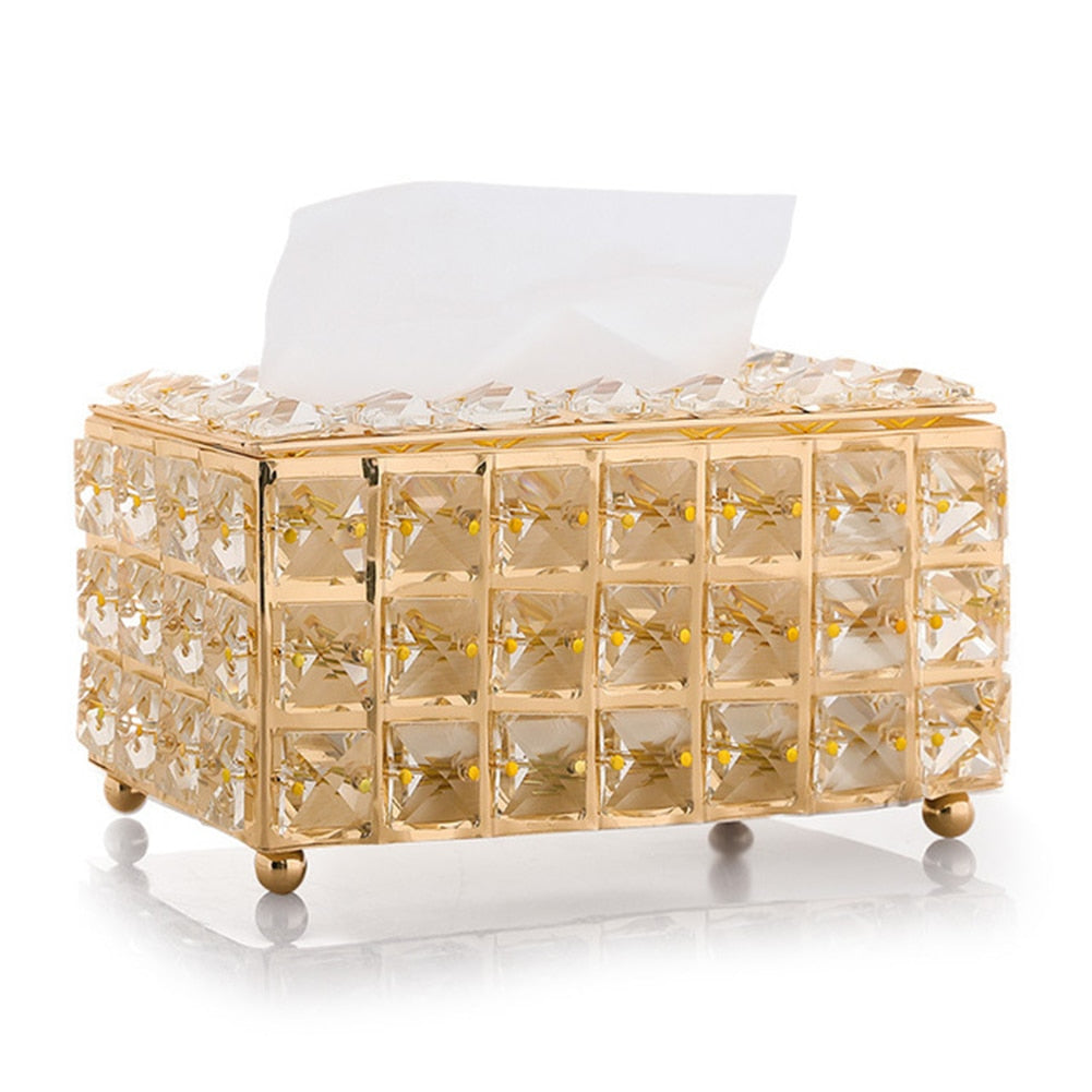 Crystal Tissue Box Cover