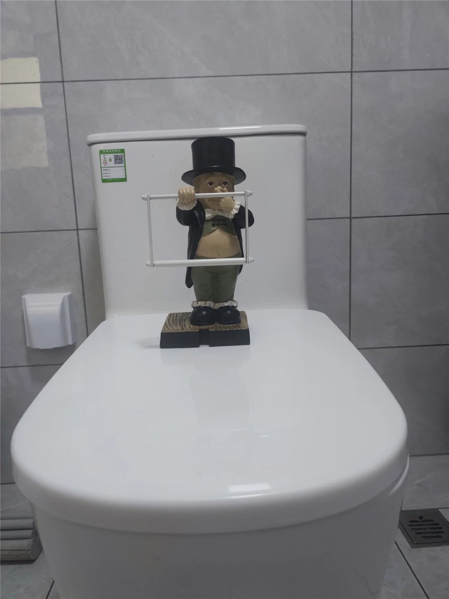 Funny Butler Toilet Paper Holder