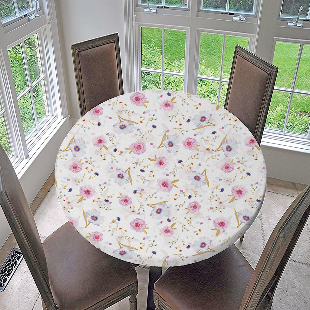 Elastic Round Tablecloth