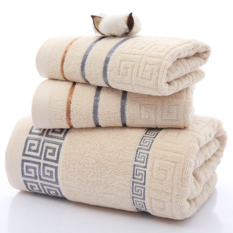 Tiffany Quick Drying Cotton Towel 3PCS/Set