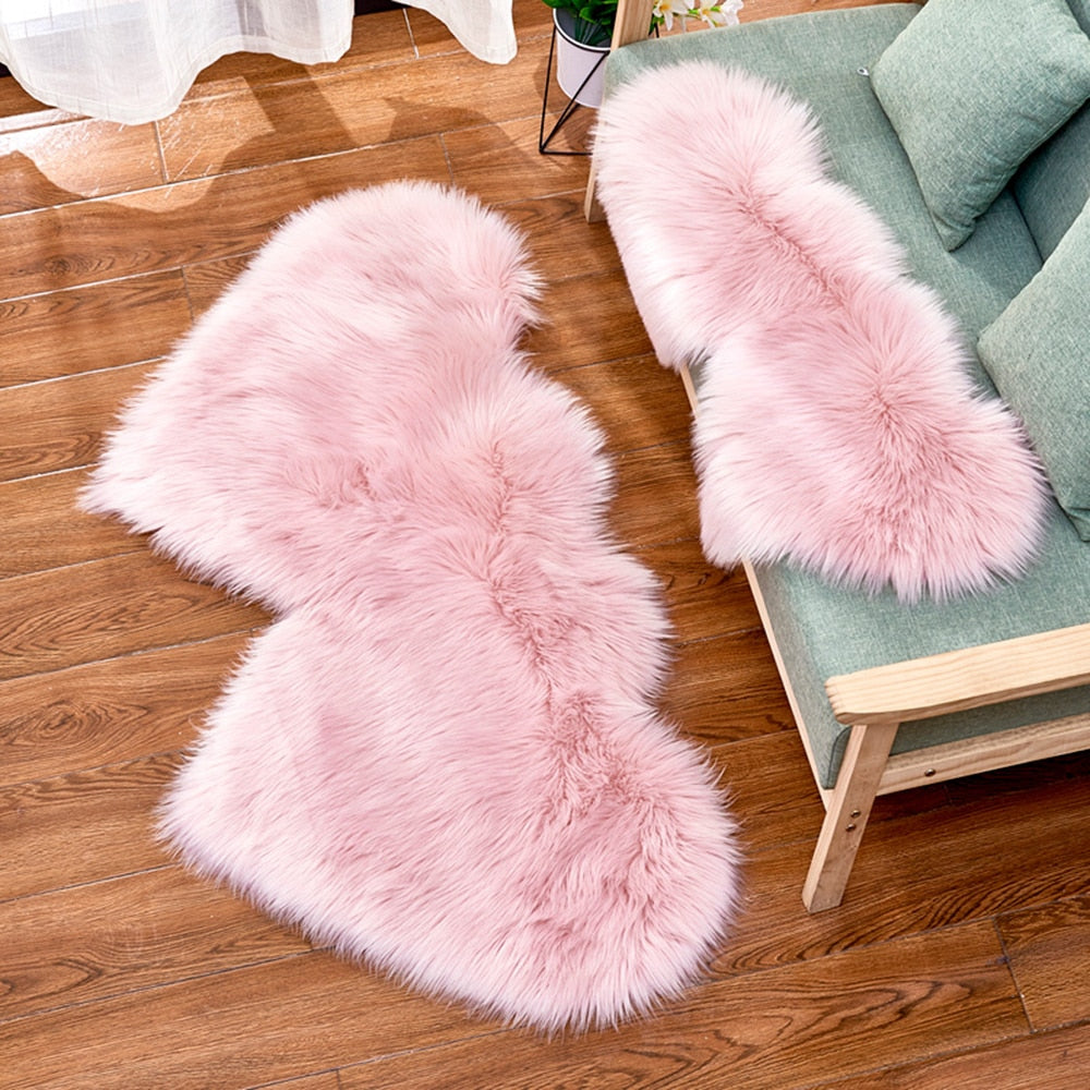 Double Heart Rug