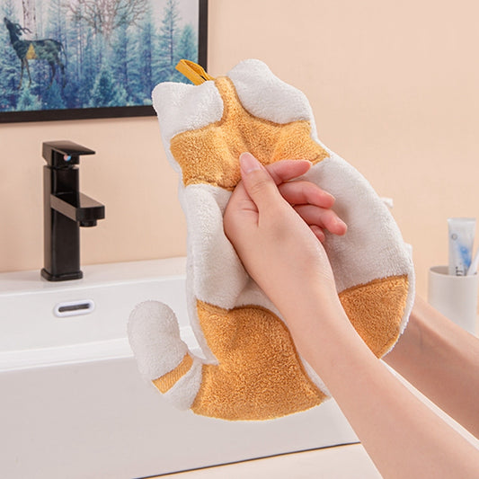 Cute Cat Hand Towels