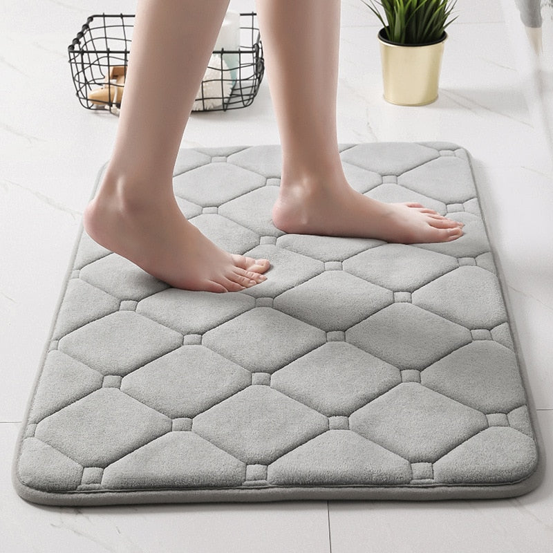 Diamond Shower Bathroom Floor Mat