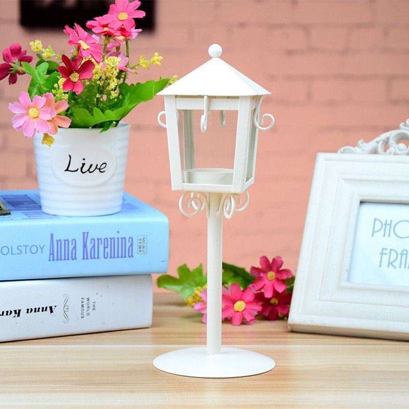 European Retro Street Lights Candle Holder