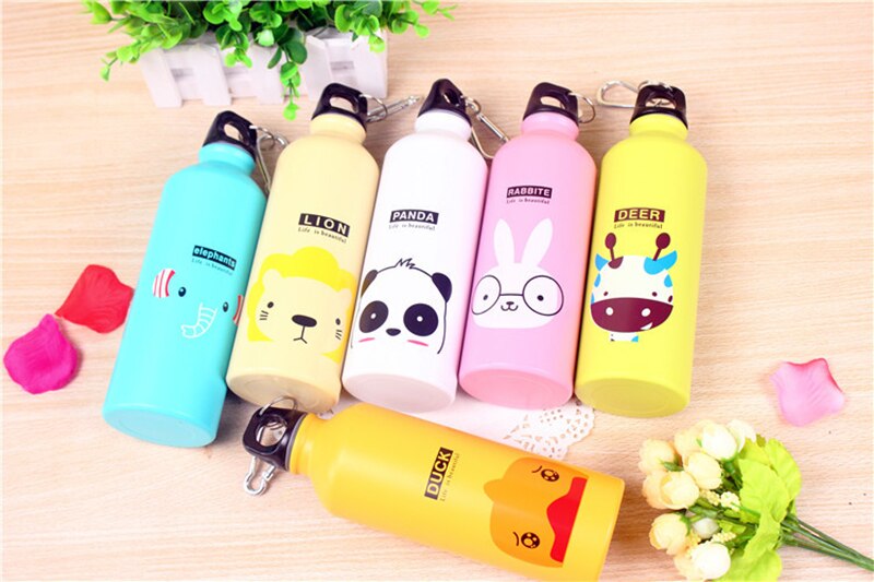 Jazzy Cartoon Water Bottle