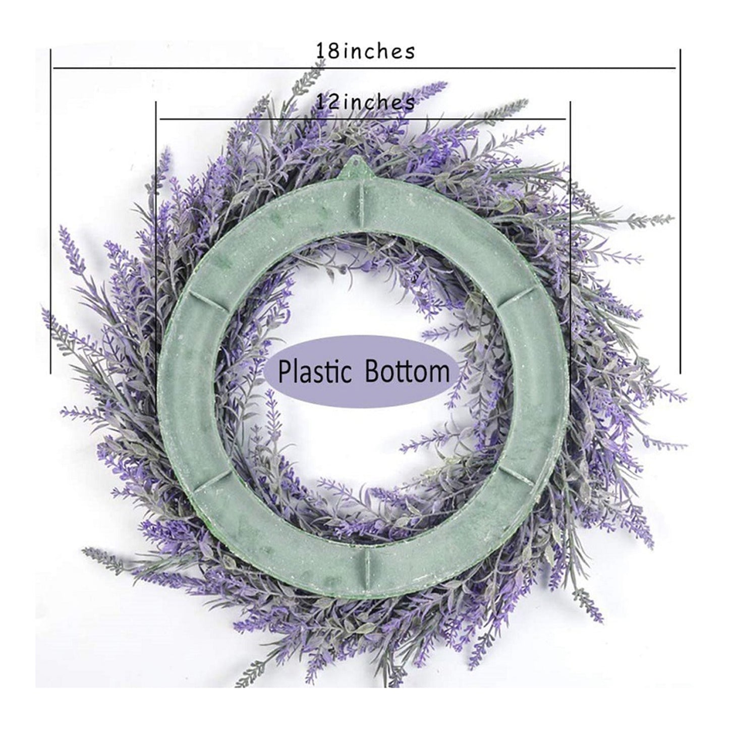 Purple 18-inch Wreath