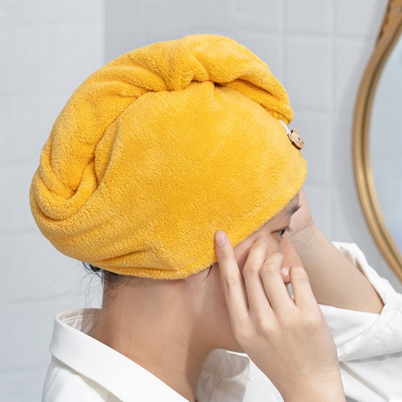 Quick-dry Hair Towel Cap