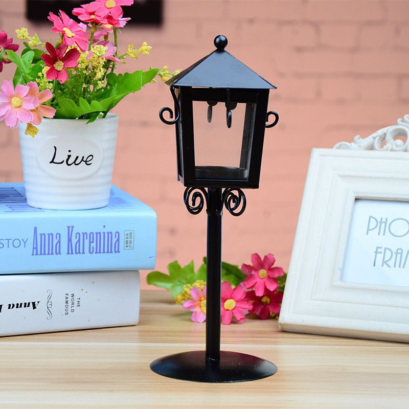 European Retro Street Lights Candle Holder