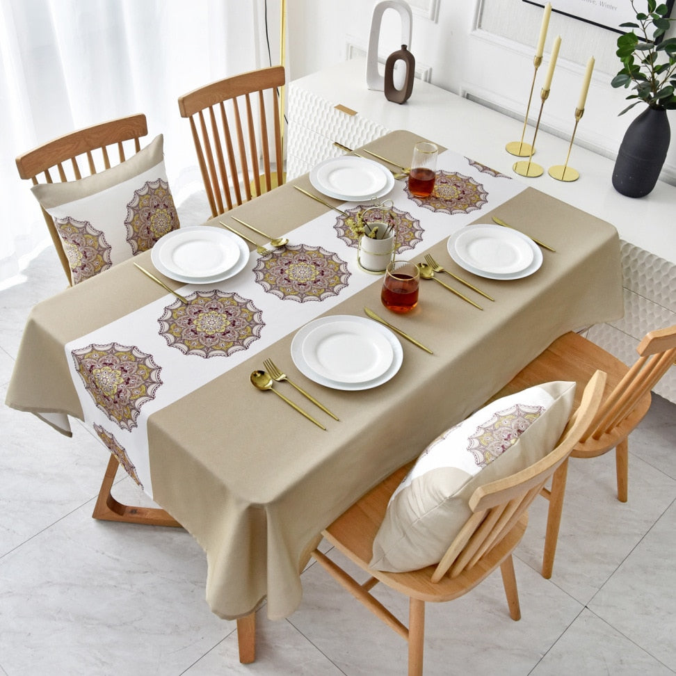 Modern Bohemian Elegant Tablecloth