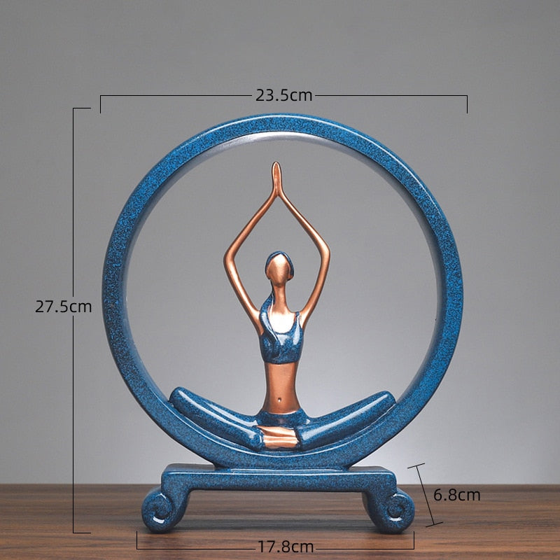 Yoga Girl Statue