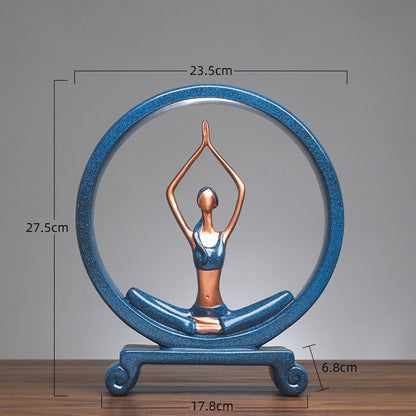 Yoga Girl Statue