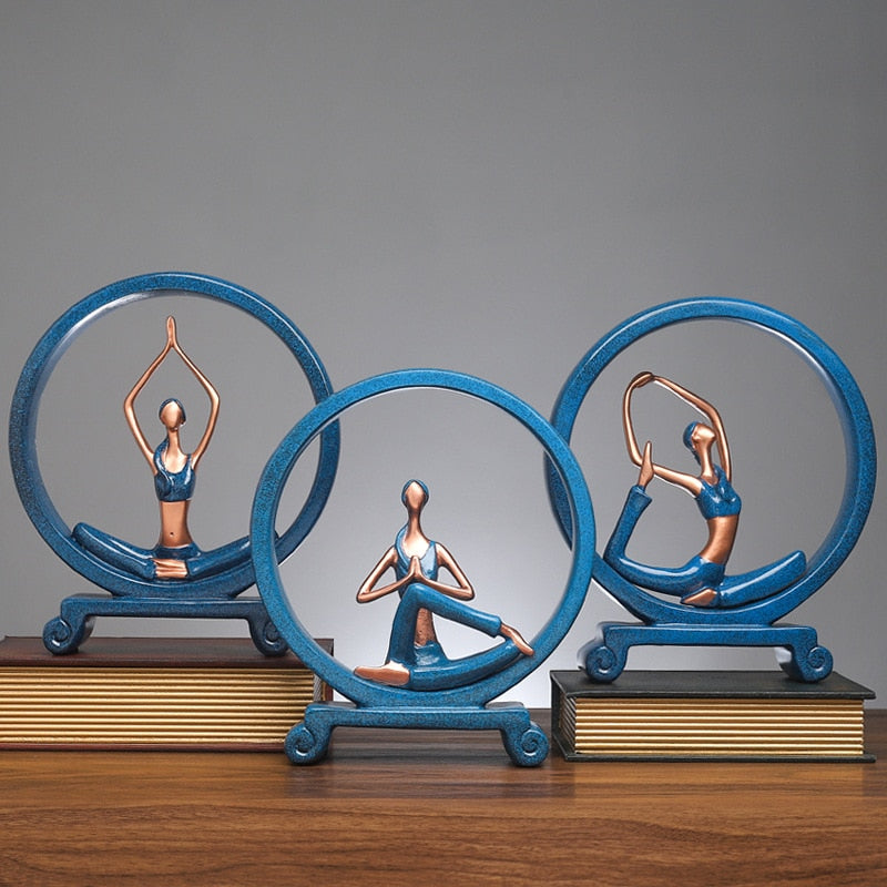 Yoga Girl Statue