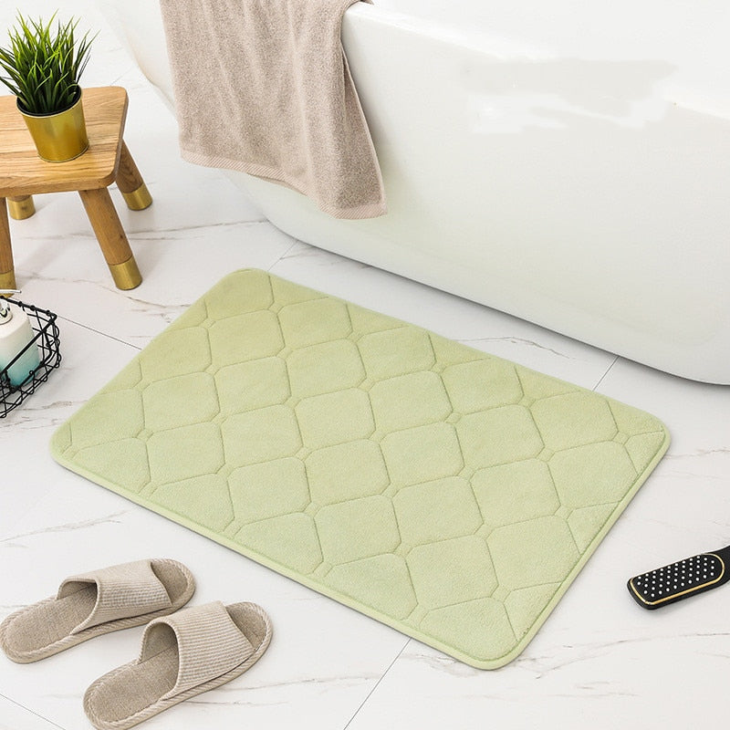 Diamond Shower Bathroom Floor Mat