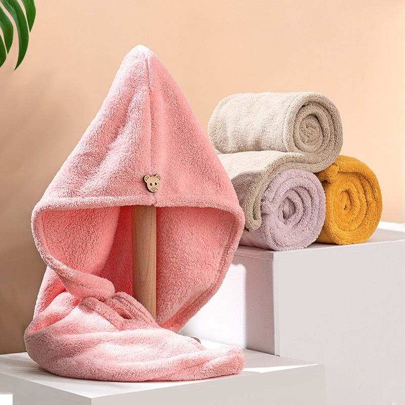 Quick-dry Hair Towel Cap