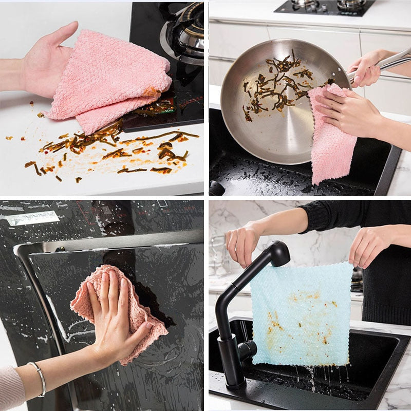 Soft Microfiber Kitchen Towels