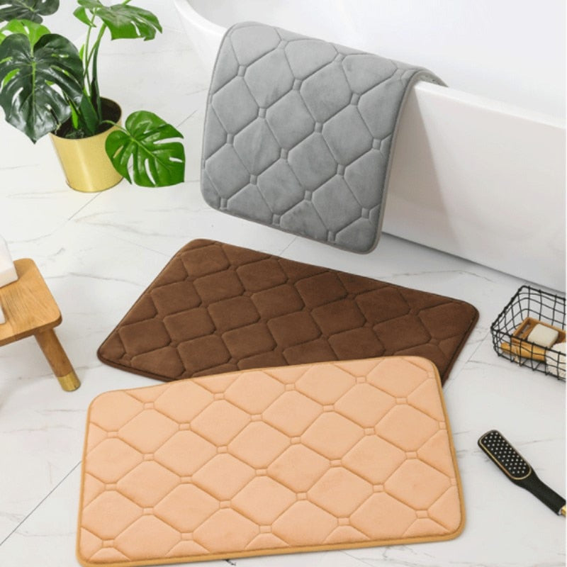 Diamond Shower Bathroom Floor Mat