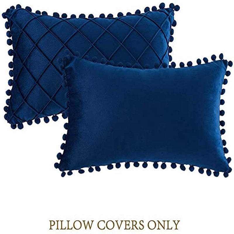 Nordic Diamond Pillow Covers