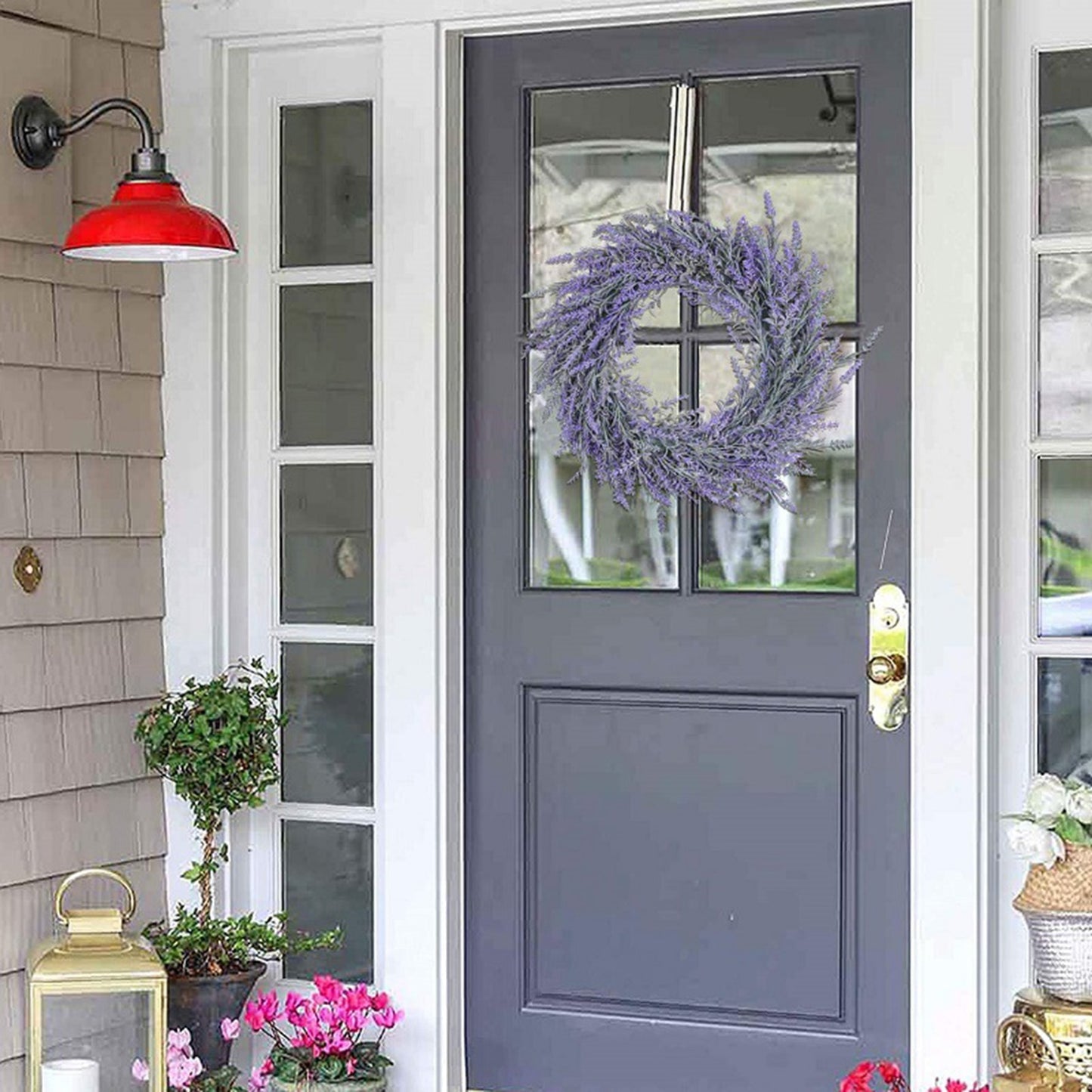 Purple 18-inch Wreath