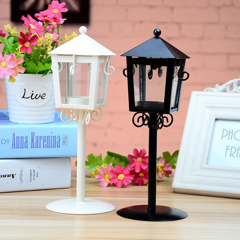 European Retro Street Lights Candle Holder