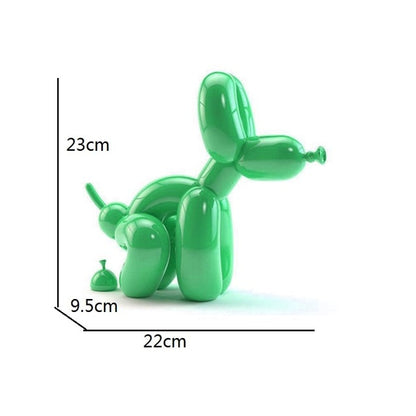 Pooping Balloon Dog Figurine