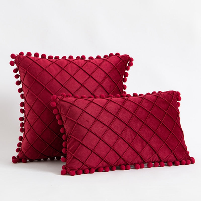 Nordic Diamond Pillow Covers