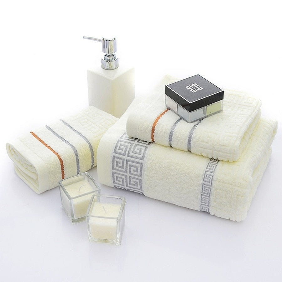 Tiffany Quick Drying Cotton Towel 3PCS/Set