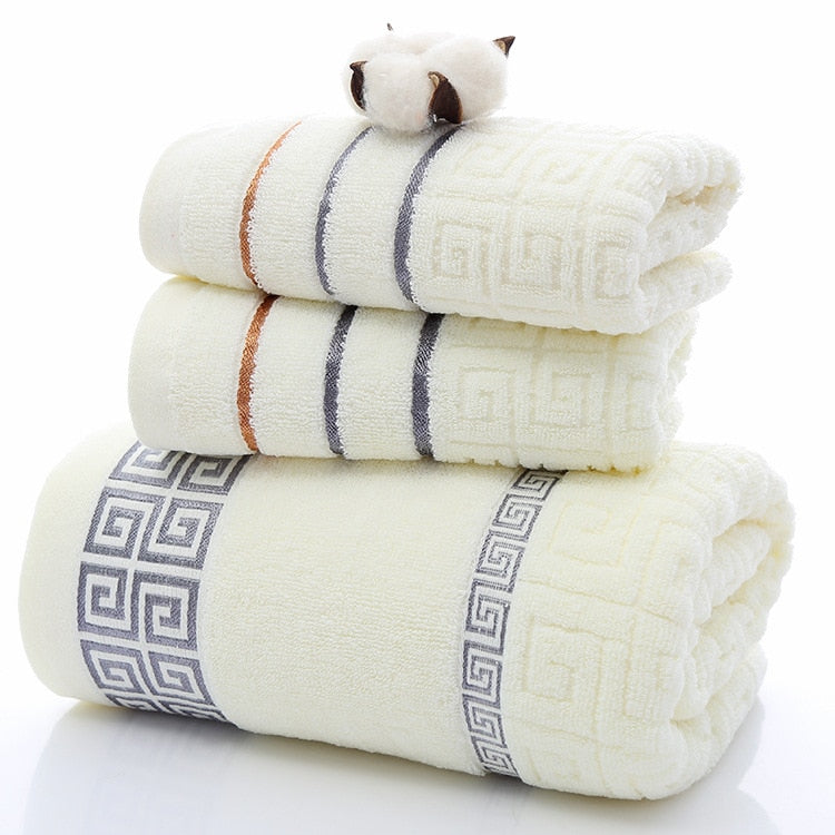 Tiffany Quick Drying Cotton Towel 3PCS/Set