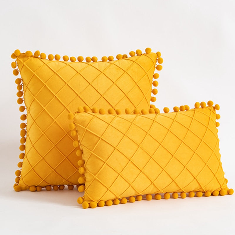 Nordic Diamond Pillow Covers