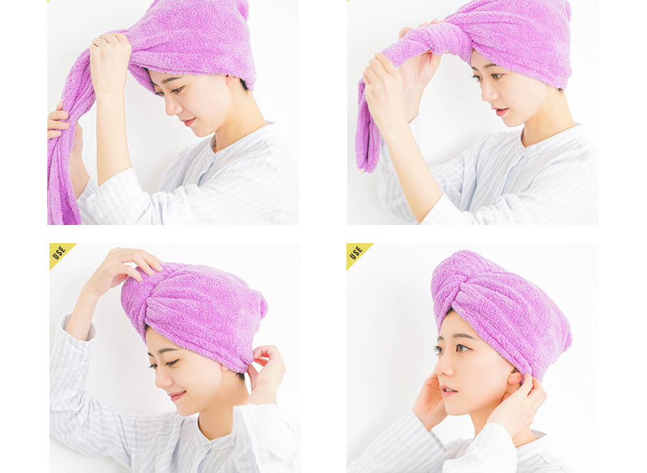 Quick-dry Hair Towel Cap