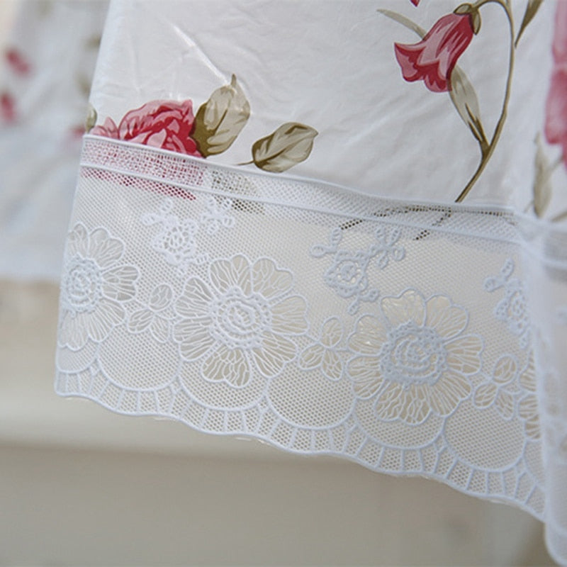 PVC Lace Round Tablecloth