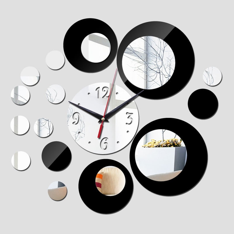 Modern Mirror Wall Clock