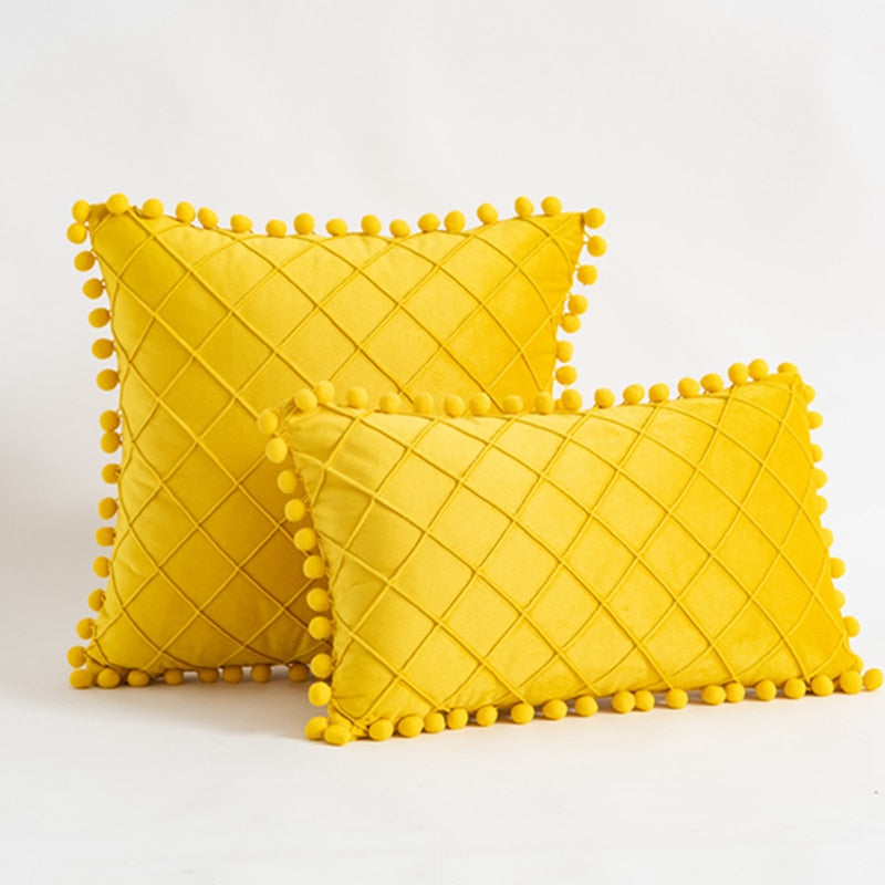 Nordic Diamond Pillow Covers