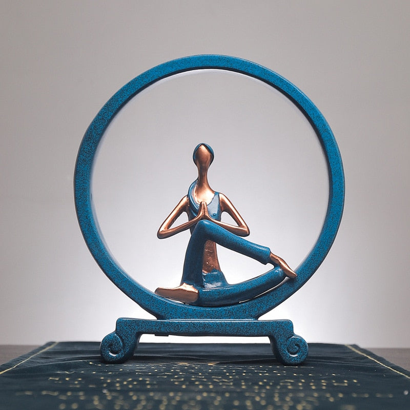 Yoga Girl Statue