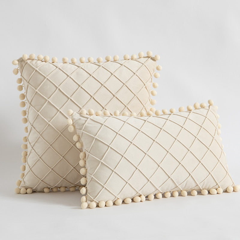 Nordic Diamond Pillow Covers