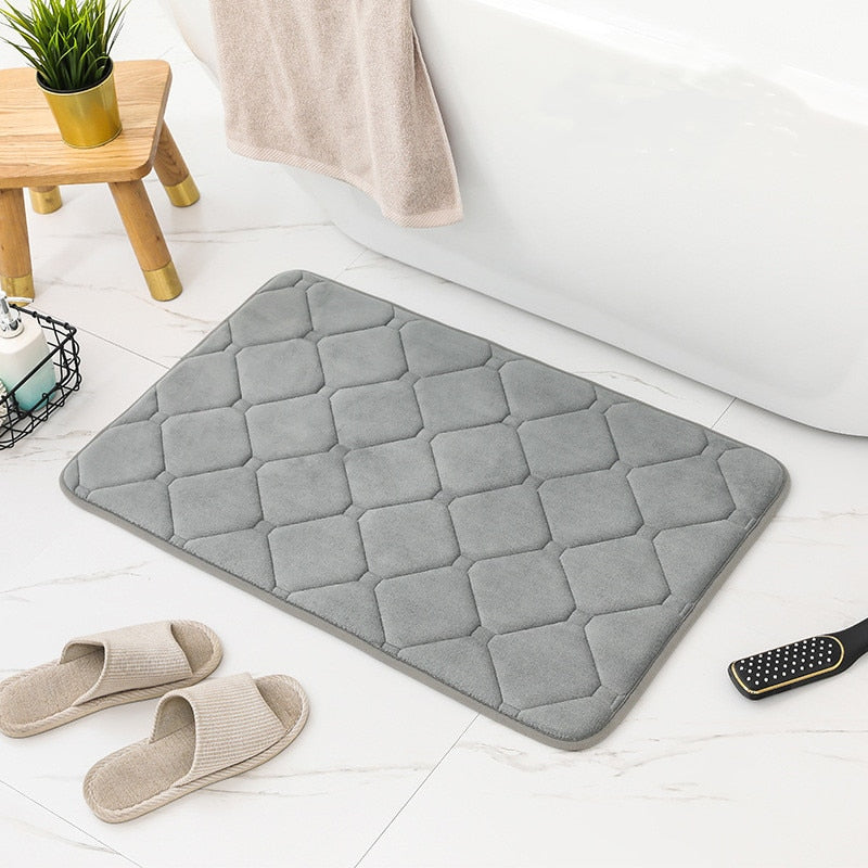 Diamond Shower Bathroom Floor Mat