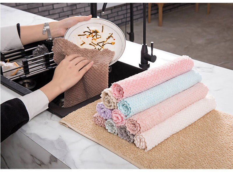 Soft Microfiber Kitchen Towels