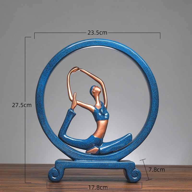 Yoga Girl Statue