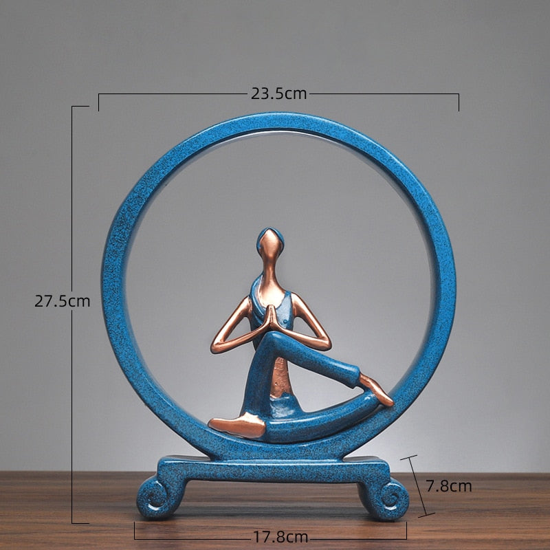 Yoga Girl Statue