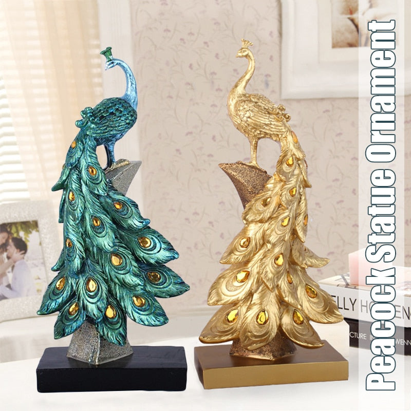 Peacock Figurines